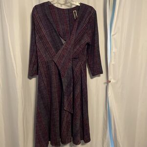 Julian Taylor Long sleeve Multicolor Women’s Dress Size Xl